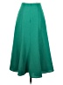 Black Halo Solid Green Formal Skirt Size 0 - photo 2
