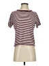 Levi's Stripes Burgundy Short Sleeve Turtleneck Size XS - photo 1