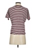 Levi's Stripes Burgundy Short Sleeve Turtleneck Size XS - photo 2