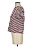Levi's Stripes Burgundy Short Sleeve Turtleneck Size XS - photo 5