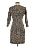 Old Navy Animal Print Brown Cocktail Dress Size S - photo 2