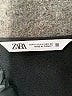 Zara Solid Black Casual Dress Size M - photo 7