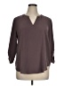 Maurices Brown 3/4 Sleeve Blouse Size XL - photo 1