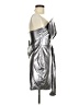 Symphony Metallic Silver Cocktail Dress Size M - photo 4
