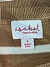 Isabel by Ingrid + Isabel Stripes Brown Pullover Sweater Size S - photo 3