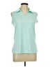 Assorted Brands 100% Polyester Teal Sleeveless Blouse Size L - photo 1