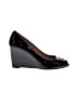 Tory Burch 100% Leather Black Wedges Size 8 1/2 - photo 1