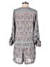 Assorted Brands 100% Polyester Paisley Gray Romper Size M - photo 2
