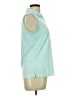 Assorted Brands 100% Polyester Teal Sleeveless Blouse Size L - photo 4