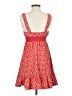 Forever 100% Polyester Hearts Red Casual Dress Size S - photo 2