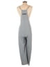 Assorted Brands Solid Gray Jumpsuit Size S - photo 2
