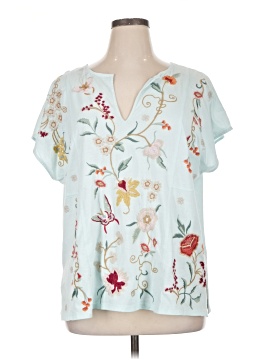 Johnny Was Short Sleeve Blouse