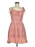 Shein 100% Polyester Hearts Red Casual Dress Size 6 - photo 1