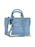 Rebecca Minkoff 100% Leather Blue Leather Satchel One size - photo 1