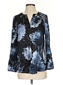 Lafayette 148 New York Long Sleeve Silk Top (view 1)