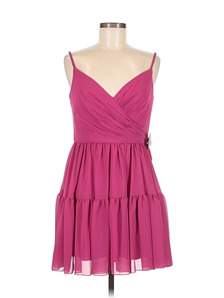Pre-owned Mac Duggal Cocktail Dress In Pink
