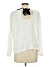 Ann Taylor LOFT Ivory Long Sleeve Top Size L - photo 2