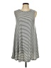 Audrey 3+1 Stripes Gray Casual Dress Size L - photo 1