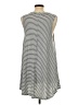 Audrey 3+1 Stripes Gray Casual Dress Size L - photo 2