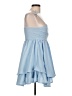Assorted Brands 100% Polyester Blue Cocktail Dress Size 12 - photo 4