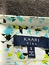 Kaari Blue 100% Polyester Green 3/4 Sleeve Blouse Size S - photo 7