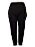 Pop Fit Solid Black Casual Pants Size 5XL - photo 2