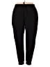 Pop Fit Solid Black Casual Pants Size 5XL - photo 1