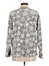 Nautica Floral Silver Pullover Sweater Size M - photo 2