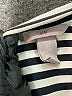 H&M 100% Polyester Stripes Ivory Long Sleeve Blouse Size M - photo 7
