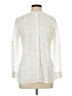Lands' End 100% Baumwolle Ivory White Long Sleeve Blouse Size 10 - 12 - photo 1