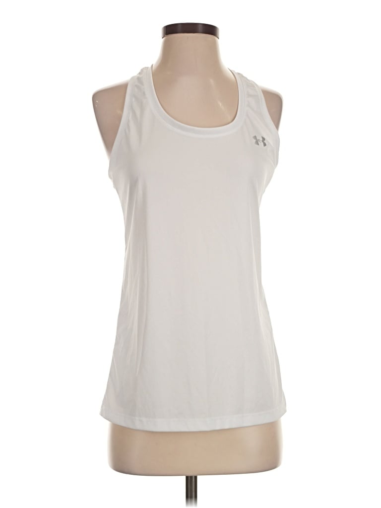 Pre-owned Under Armour Active Tank Top In Ivory