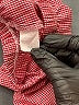 Unbranded Checkered-gingham Red Casual Pants 12-18 MO / 18 MO - photo 3