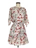 As U Wish 100% Polyester Print Gray Casual Dress Size M - photo 1