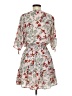 As U Wish 100% Polyester Print Gray Casual Dress Size M - photo 2