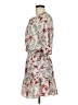 As U Wish 100% Polyester Print Gray Casual Dress Size M - photo 5