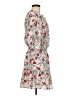 As U Wish 100% Polyester Print Gray Casual Dress Size M - photo 4