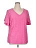 BLOOMCHIC Pink Short Sleeve Blouse Size 14 - 16 - photo 1