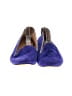 J.Crew 100% Leather Color Block Purple Flats Size 8 1/2 - photo 2