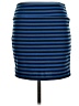 Xhilaration Stripes Blue Casual Skirt Size L - photo 2