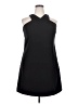 Bar III Solid Black Cocktail Dress Size XXL - photo 1