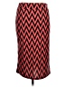 Azules Chevron-herringbone Red Casual Skirt Size L - photo 2