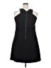 Bar III Solid Black Cocktail Dress Size XXL - photo 2