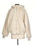 Zara 100% Polyester Ivory Faux Fur Jacket Size S - photo 1