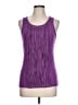 Design History Purple Sleeveless Top Size L - photo 1