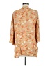 Pink Rose 100% Rayon Orange Kimono Size M - photo 2