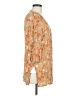 Pink Rose 100% Rayon Orange Kimono Size M - photo 4