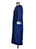 Talbots 100% Cotton Solid Blue Casual Dress Size S - photo 5