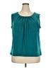 Jones Studio Teal Sleeveless Blouse Size 20 - photo 1