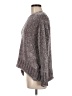 Cynthia Rowley TJX 100% Polyester Metallic Gray Pullover Sweater Size M - photo 5