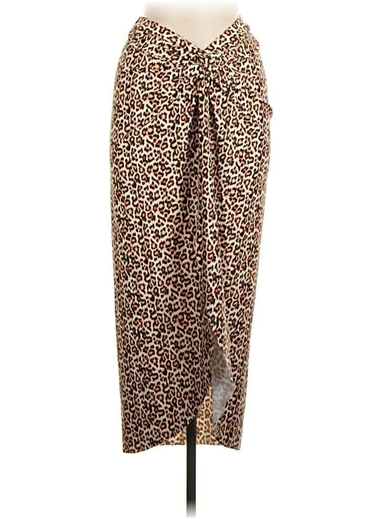Pre-owned Unbranded Casual Skirt In Brown